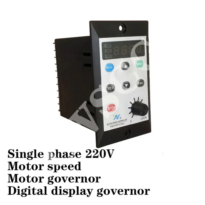 

US-52 Intelligent Digital Display Speed Controller Motor Single-phase 220V Motor Switch Soft Start