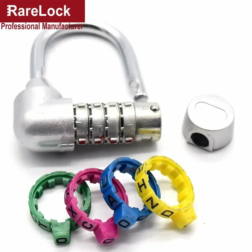 Combination Padlock Code Password Lock for Door Cabinet Drawer Bike Motorcycle Student Locker DIY Rarelock MMS63 G1