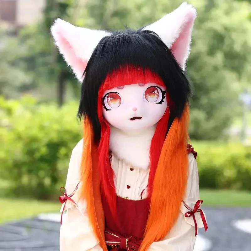 Fursuit Headset Furry Head Base Comiket Furry Kig Kigurumi Cosplay Mask