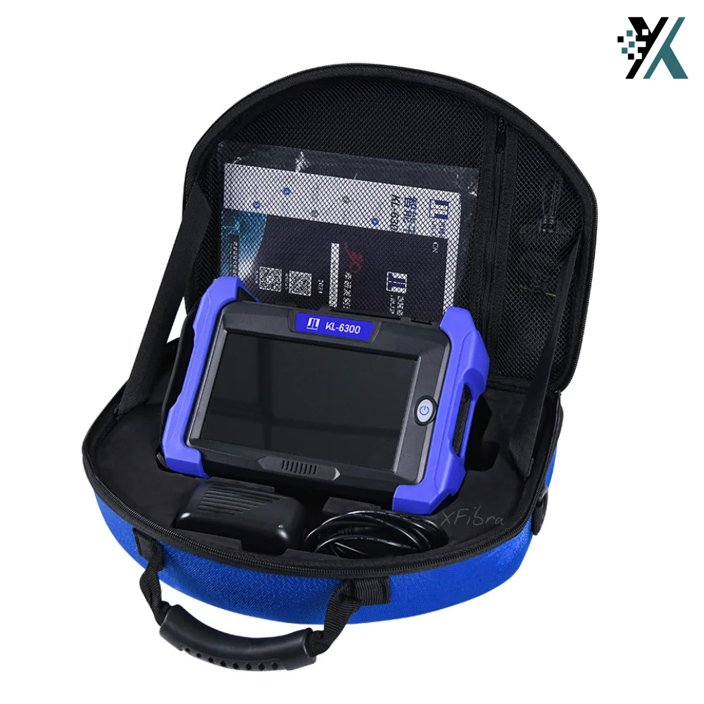 JILONG KL-6300 OTDR FTTH SM MM MS IOLA Automatic Optical Time Domain Reflectometer 7' Touch Screen For Active Fiber PON Testing