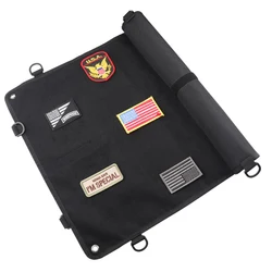 Tactical Patch Display Board Patch Holder Folding Mat for Military ID Foldable DIY Badge Paste Pad Patches Tool Organizer