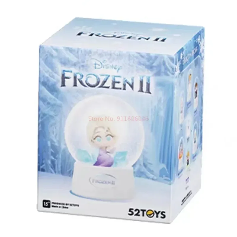 2023 New Disney Anime Frozen Series Crystal Ball Model Blind Box Crowns The Brave Trendy Toys regali di natale per bambini