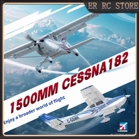 New Fms Product Rc 1500mm/59 In Wingspan Cessna 182 Electric Remote Control Space Model Fixed Wing Novice Practicing Airplane Gi