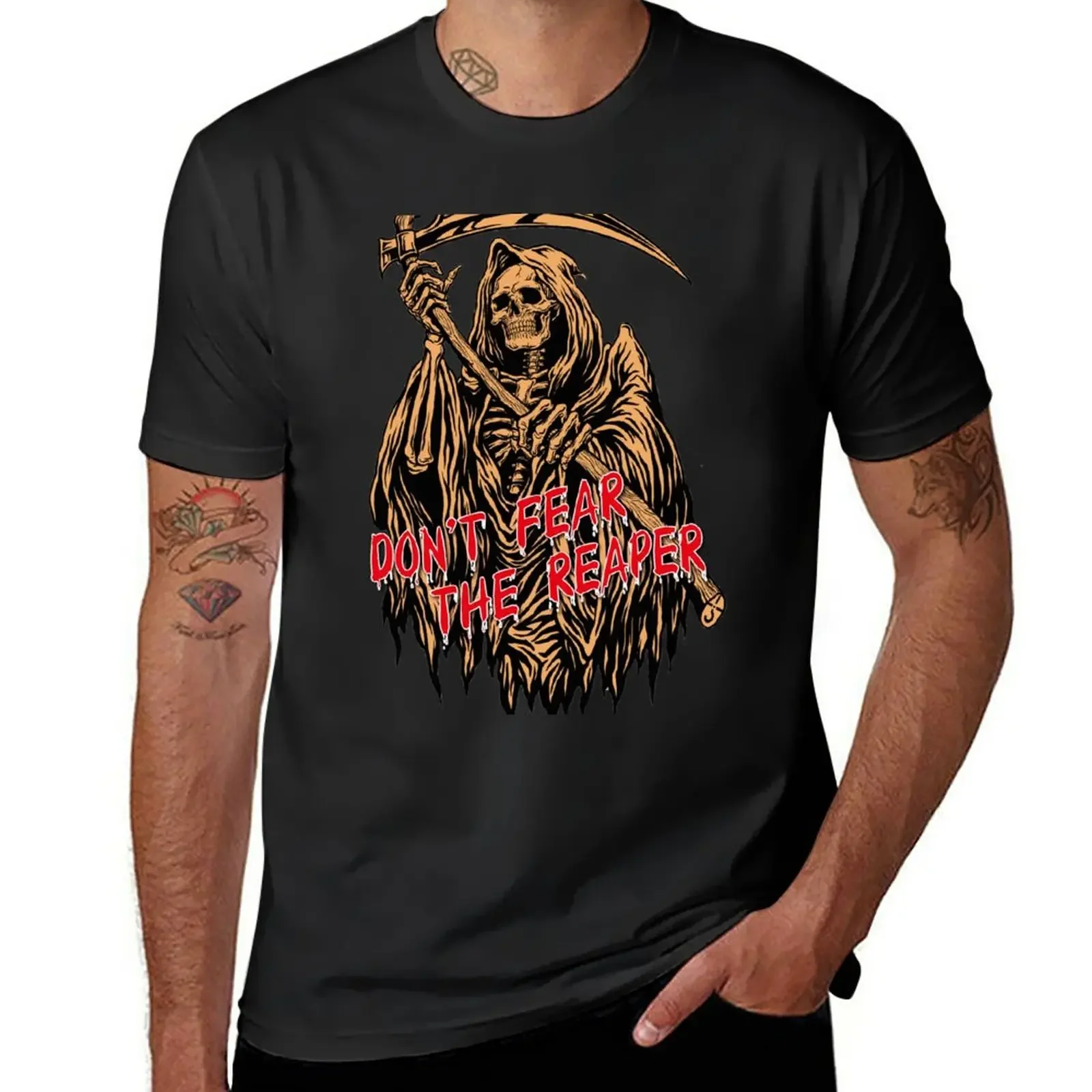 

New Don't Fear the Reaper T-Shirt gifts for boyfriend rapper graphic tees basketball graphic tees men clothes