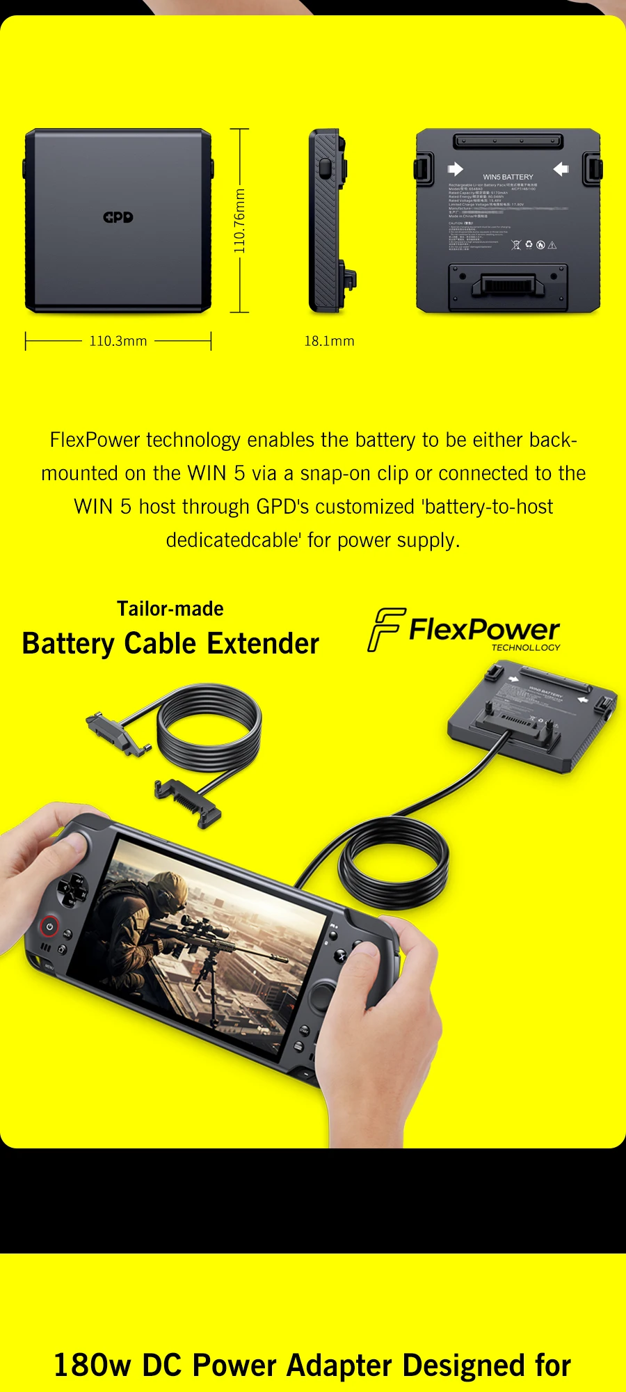 GPD Win5 AMD Ryzen AI Max 395/388 1080P LTPS Screen Handheld Gaming Console Windows11 RGB Ergonomic Handheld Game Player