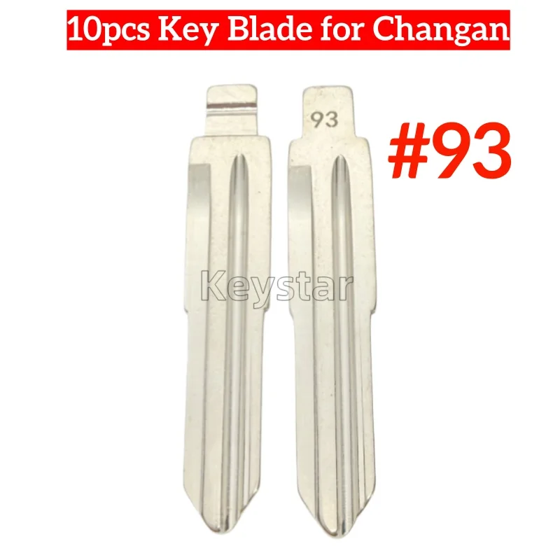 keystar 10pcs Car Key Blade 93# KD Flip Remote Blade VVDI Blank Key Head for KEYDIY XHORSE Remote for Changan Chinese Car