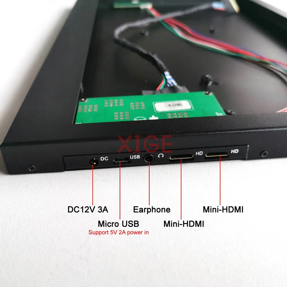 Fit LP140WD1 LVDS 40 Pin Micro USB DIY Kit 1600*900 Tragbare Refit Display Controller Driver Board + Metallgehäuse 14 "2 Mini-HDMI