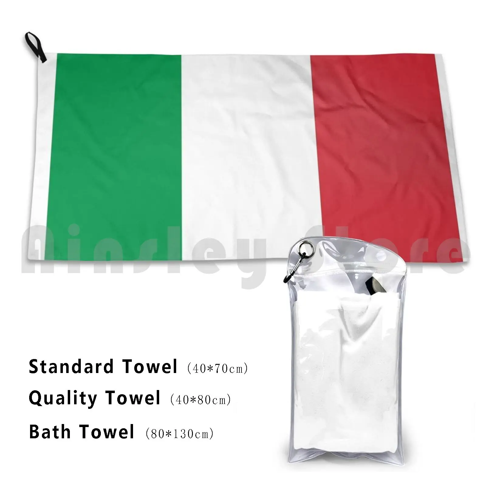 Italian Flag Green White And Red , Italy Flag Colors Bath Towel Beach Cushion Italian Flag Green White And Red