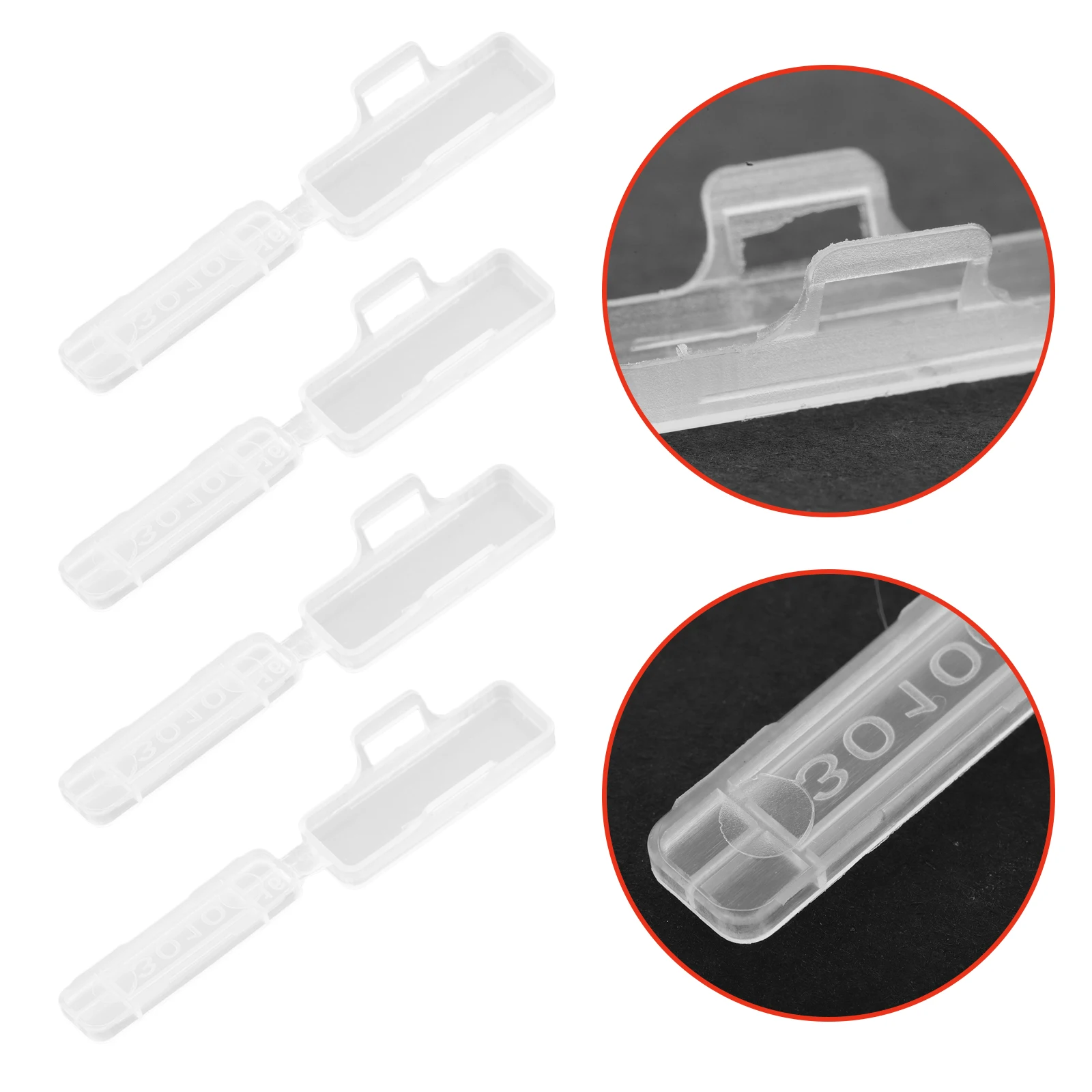 

Moisture-proof Cable Label Clip Clear Wire Labels Holder Case Storage Organizer Appliance Cord Cover Wall Clips Tag