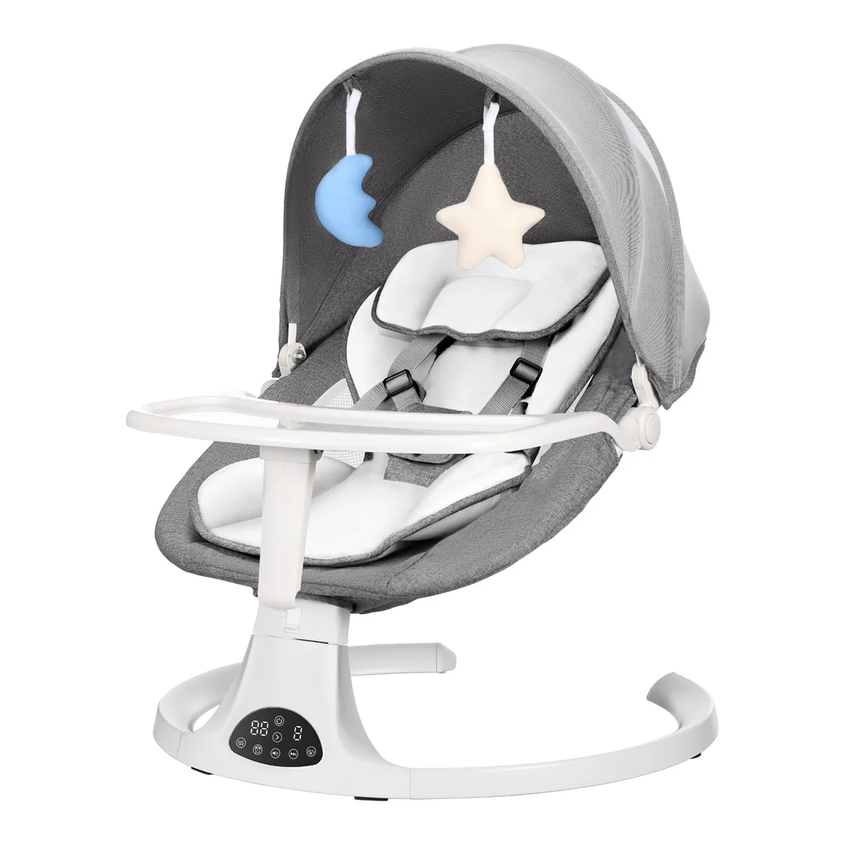 Baby Rocking Chair, Newborn Soothing Sleeping Device, Multifunctional Baby Soothing Chair, Comfortable Cradle for Lying Down