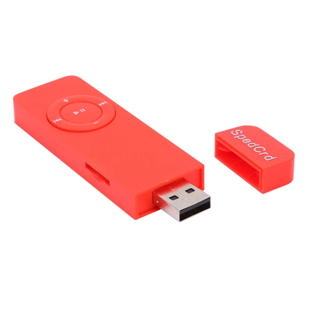 Portable USB Pendrive MP3 Music Player Support 64GB TF Card Built-in Batteery