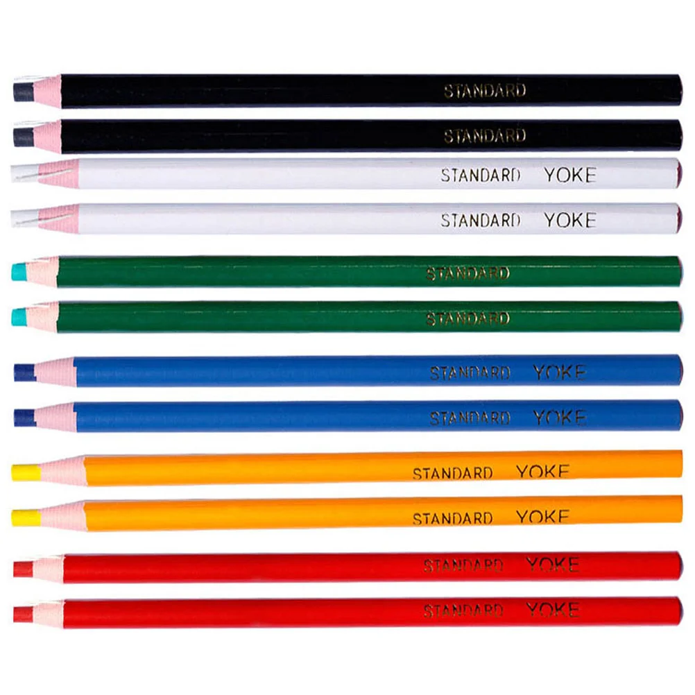 12 Pcs Replace Pull Crayons Child Colored Pencils for Adults Paper Colorful Grease