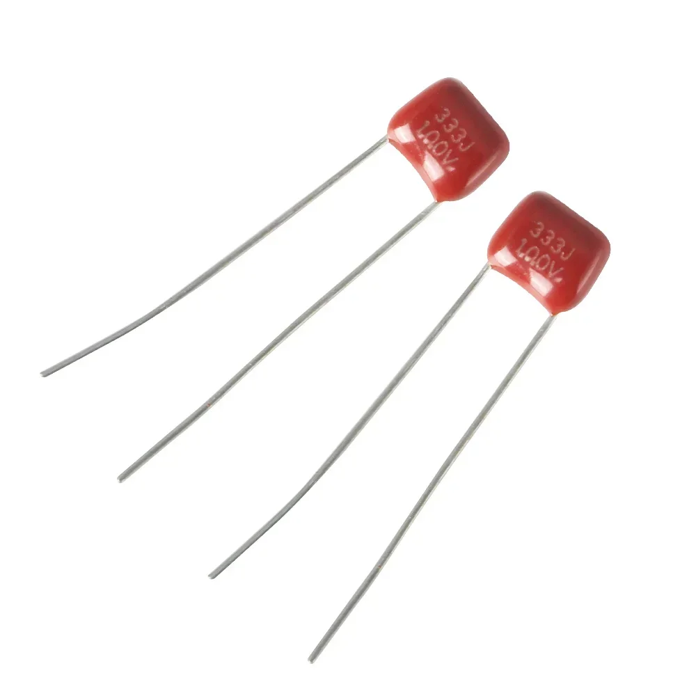 20PCS 100V CBB Capacitors 103J 0.01uF 223J 0.022uF 333J 0.033uF 393J 0.039uF 473J 0.047uF Polypropylene Film Capacitor Kits