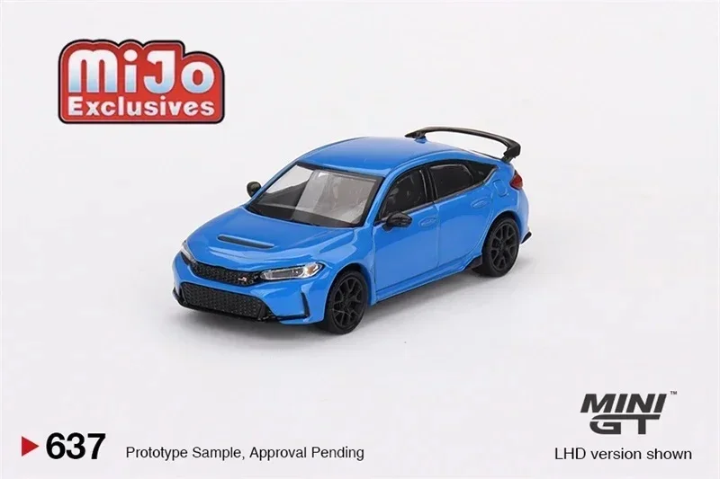 Mini GT Blue Pearl Model Car, 1:64 TYPE R, Pré-encomenda, 2023