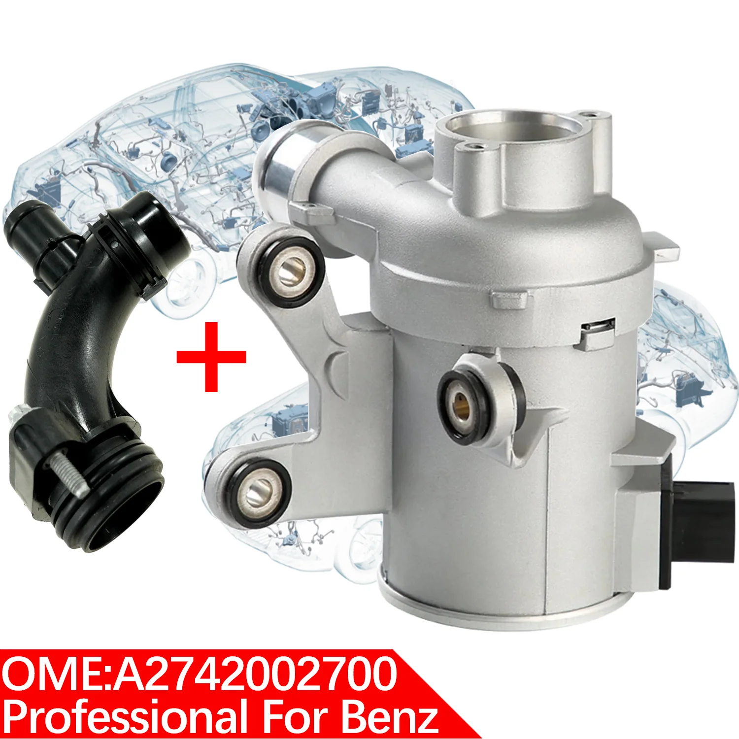 A2742002700 W447 Sprinter 2500 C205 W205 A207 W213 C253 X253 GLC300 E300 C300 Electric Cooling water pump For Mercedes-Benz M274