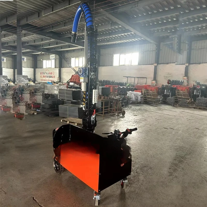 Energy-saving electric concrete pump with spiral hanger for secondary structure and high-rise building
