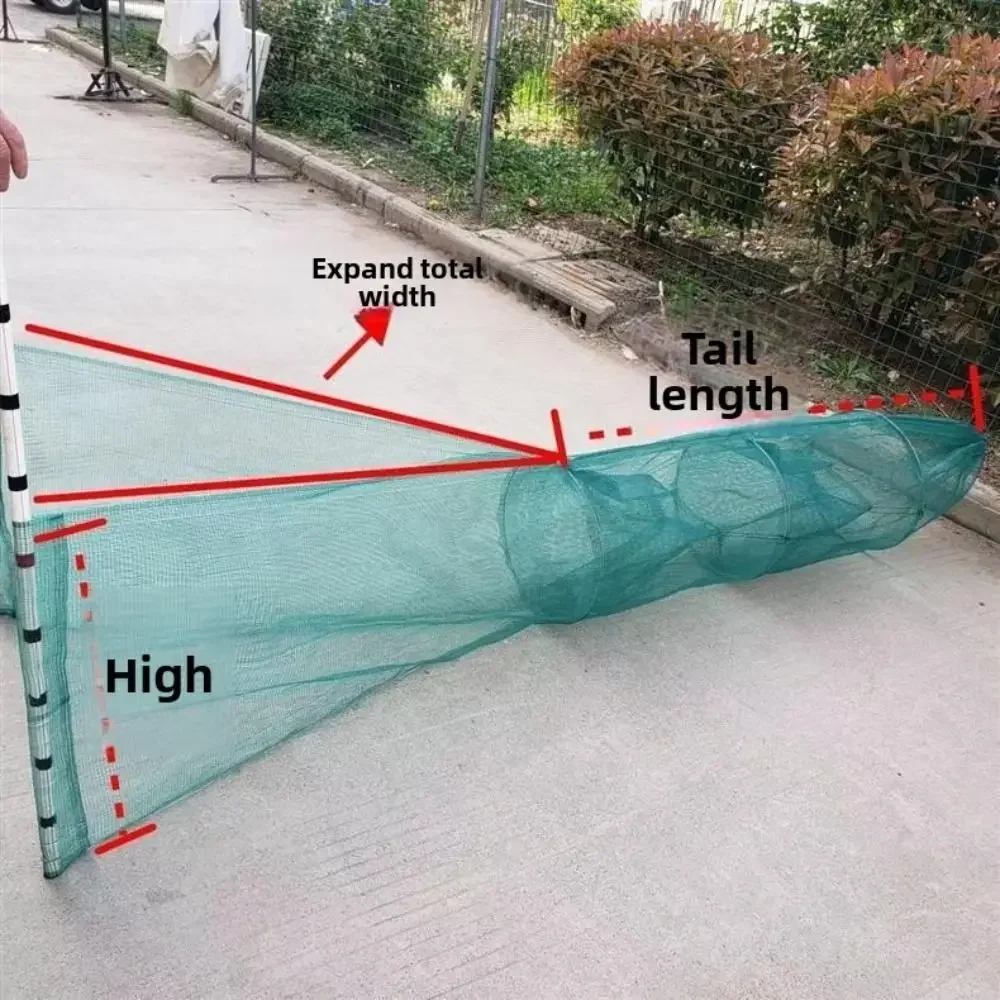

Складная конструкция, рыболовная ловушка, сетка, железная цепочка, пенопластовый поплавок, рыбная сеть, гольян, рыба, 4 размера, рыболовная сеть для ловли омаров
