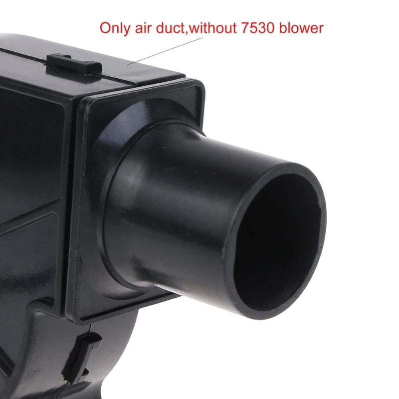 Plastic Hard 27mm Air Tubes Duct Pipe for 5V 12V 7530 Grilling Centrifugal Air Blower Cooling Fan Smokehouse Fan