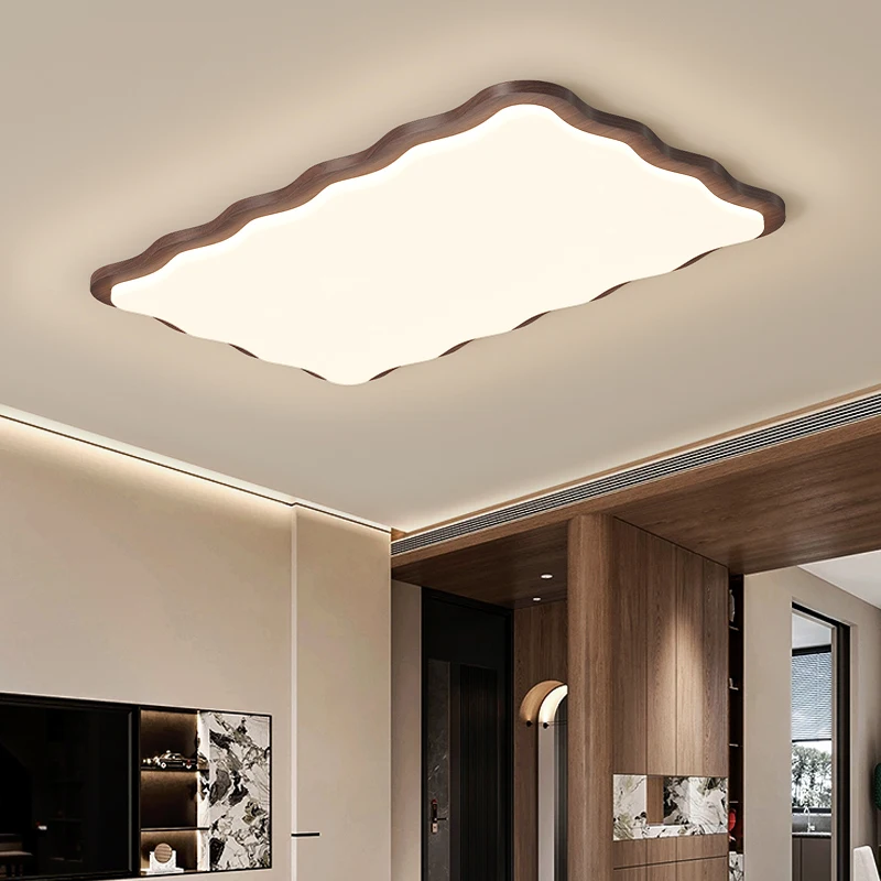 Cream Cooky Ceiling Light LED Minimalism Winds Lighting Bedroom Living Room Balcony Indoor Modern Lamp Home Interior Decor Lamp