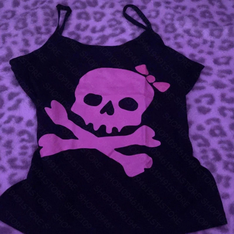 Image of Crop Tops mit Hosenträgern Grunge Kleidung Y2k Vintage Top Frauen Ästhetische Damen Korsett Frau Kleidung Emo Sommer Tanks & Camis