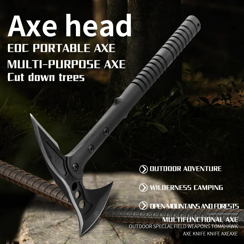 portatil multi funcional aco battle axe huangfu4cr13 survival axe para acampamento ao ar livre caca e atividades de emergencia 01