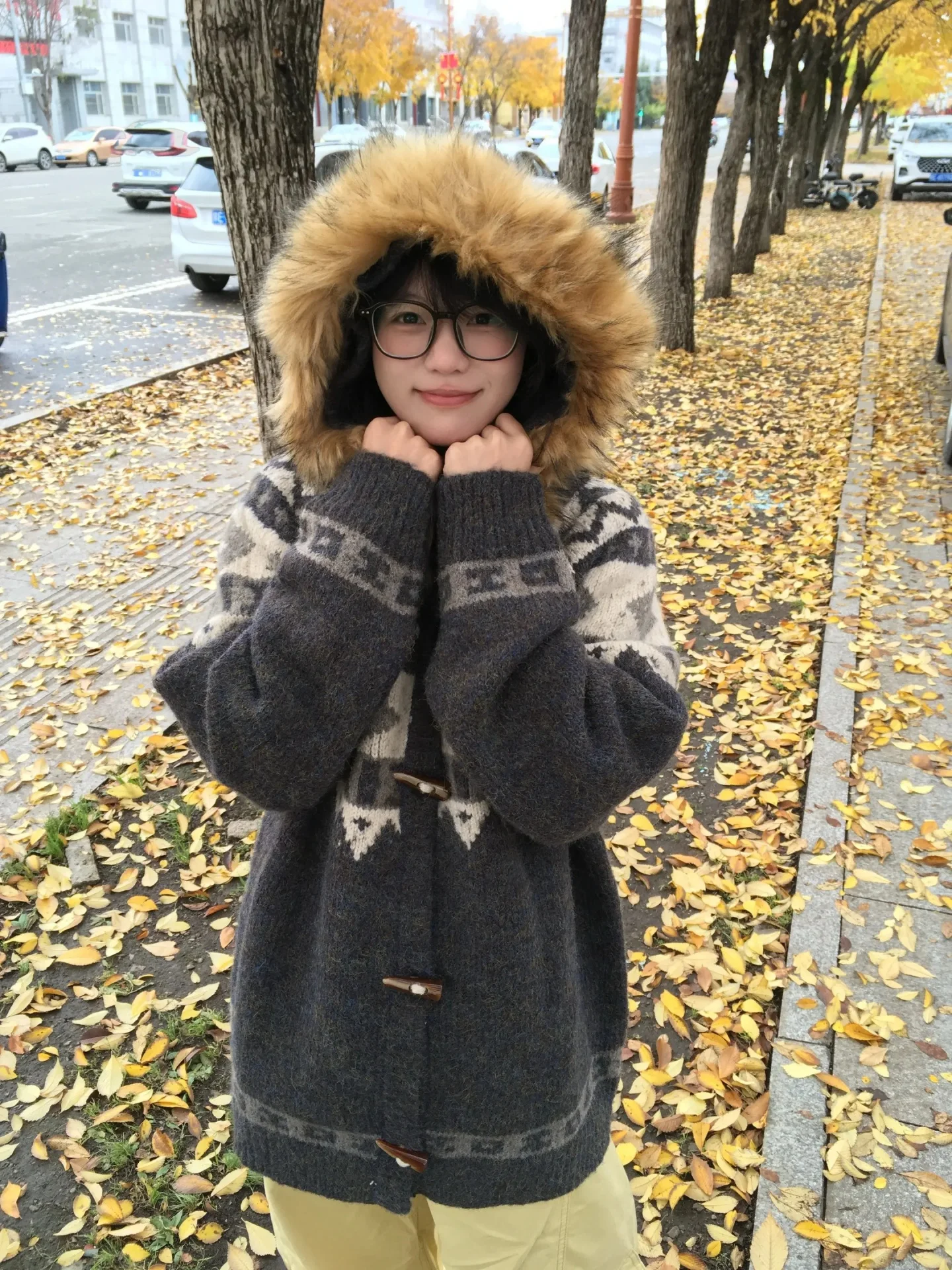 

American Retro Lazy Sle Knitted Sweater Coat with Hat And Button for Men And Women Autumn Winter Soft Comfortable Loose Fit