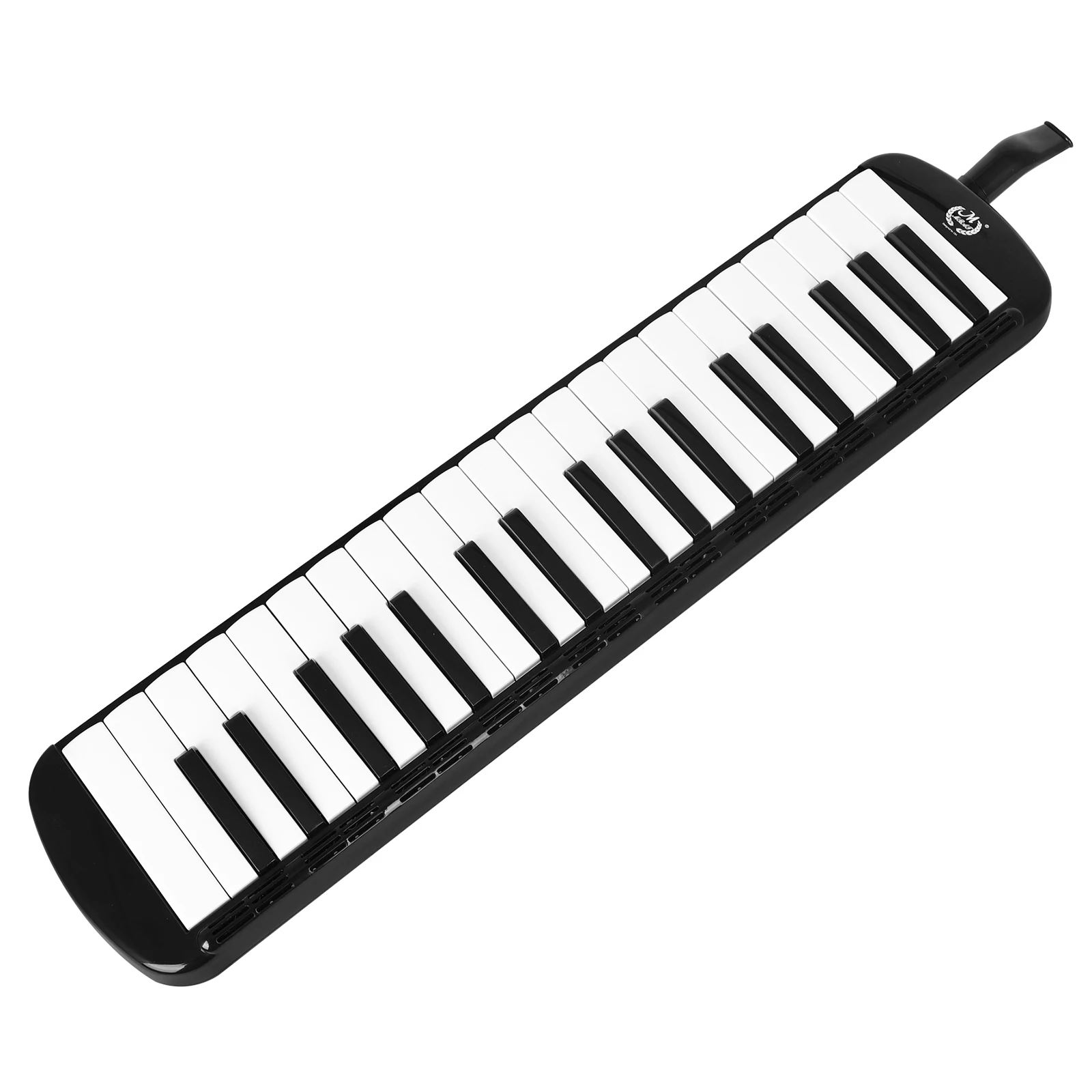 M MBAT Air Piano Melodica 37 Keys ABS Brass Red Black Blue Organ with EVA Case Cleaning Cloth Blow Tube Mouthpiece