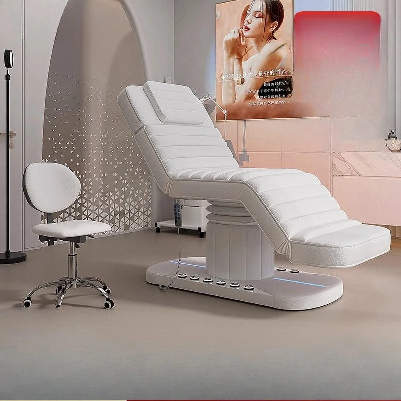 

Электрическая косметическая кровать АА, специальная массажная массажная кровать для салона красоты, кровать для ресниц с вышивкой