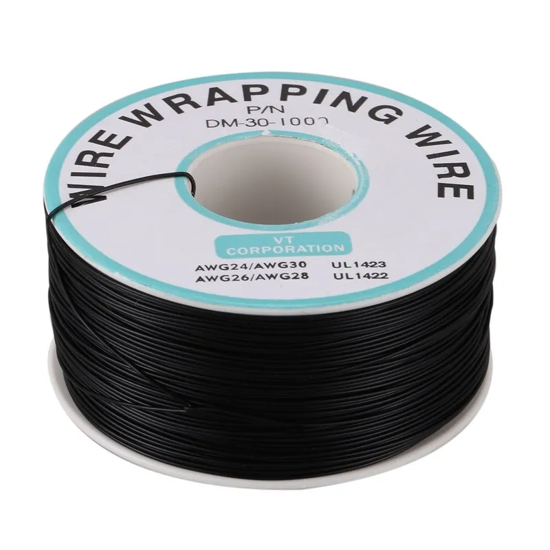 

1 шт., катушка, медный провод, 0,6 мм, внутренняя 0,25 мм, 200 м, луженый электронный кабель из ПВХ, черный, белый, желтый, красный, зеленый, синий