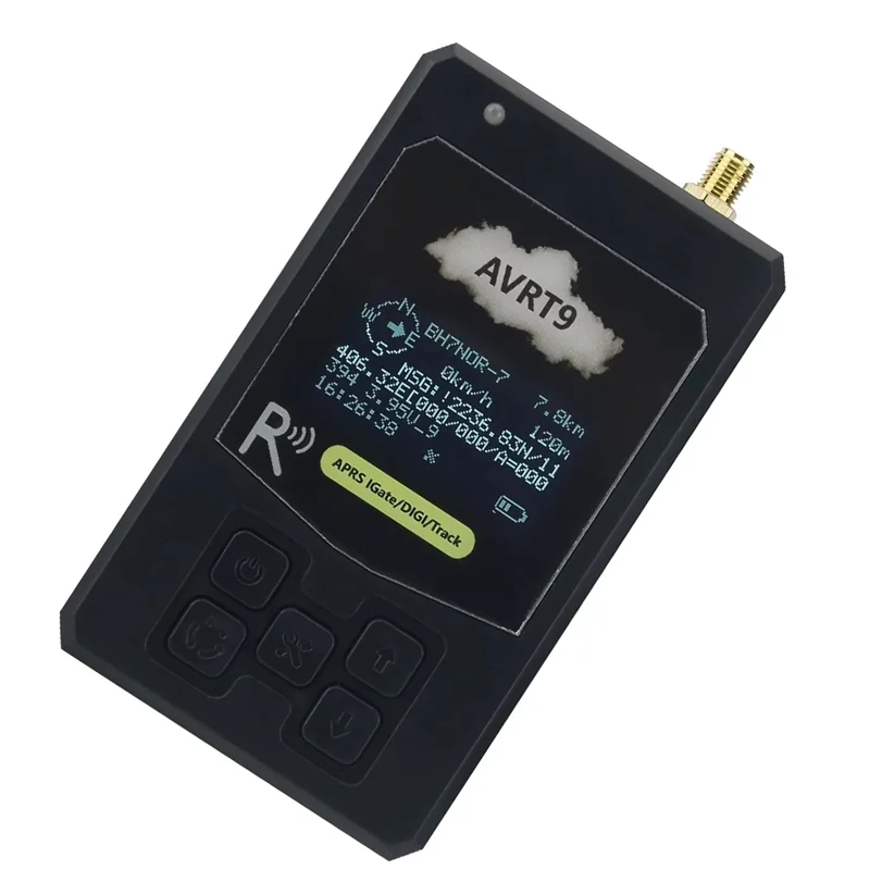ABAC-أحدث AVRT9 APRS TNC محمول DIGI/TRACKER/IGATE GPS+WIFI+BT VHF يدعم مخرج UI/KISS/WPL #5