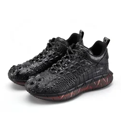 High Quality New Men Casual Fashion Sneakers Genuine Leather Classics Breathable Luxury Lace-up Sports Shoes Cosy Climbing Shoes