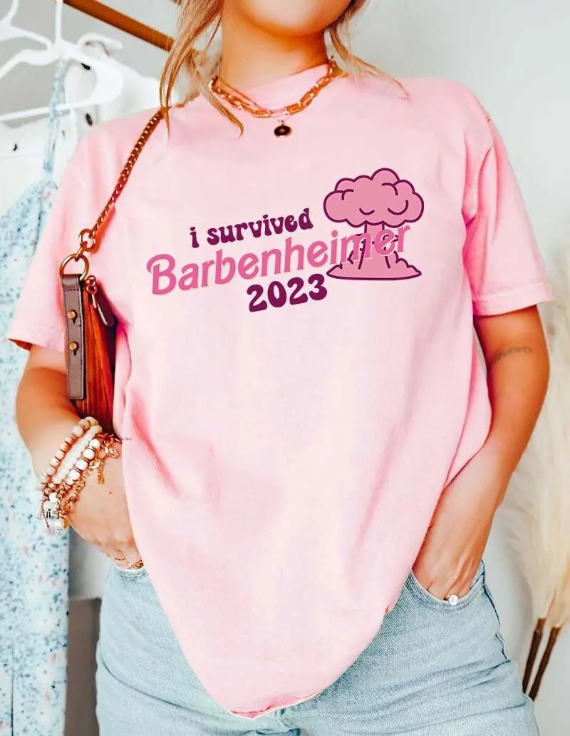 I Survived Barbenheimer 2023 T Shirt