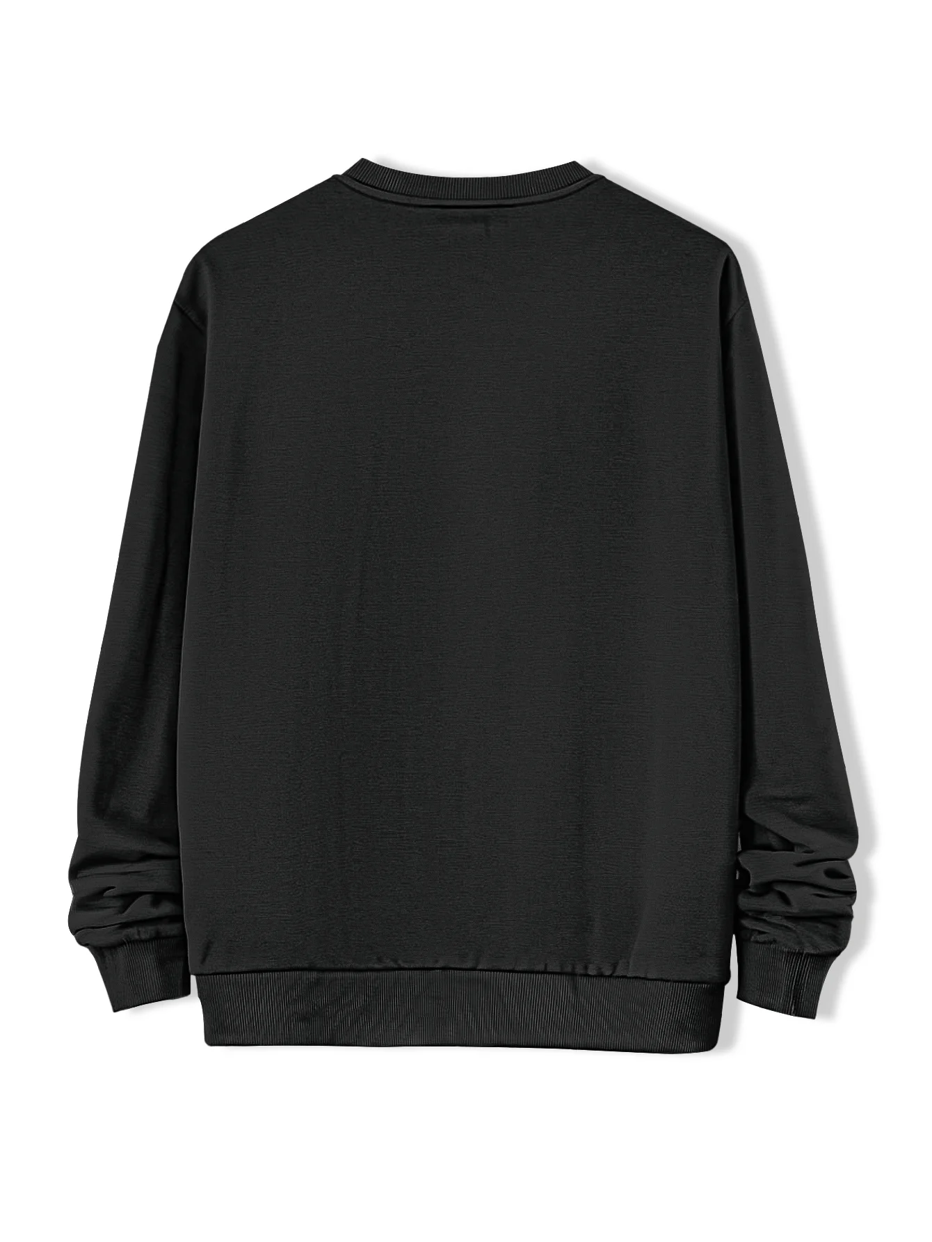 سويت شيرت برسومات فرقة معدنية ثقيلة للرجال - بلوفر أسود مع نص Red Rock، طراز Vintage Rock Merch لـ