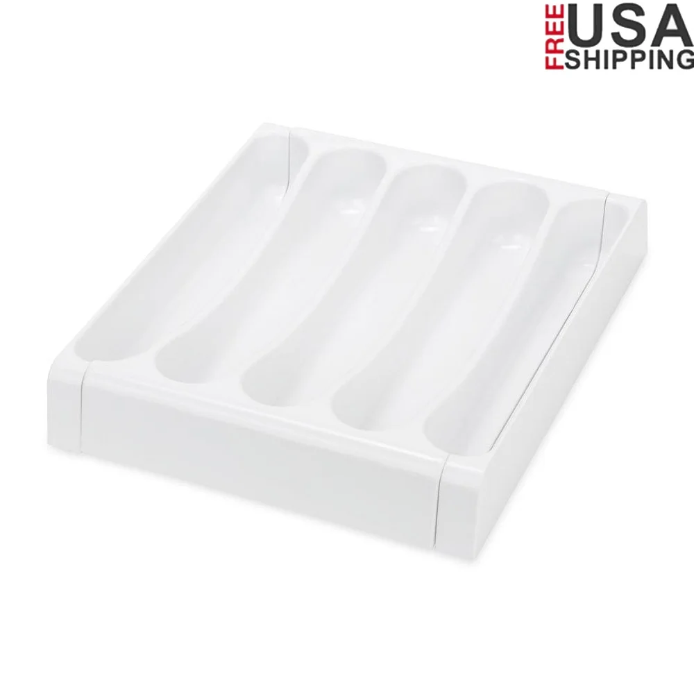 

Adjustable Cutlery Tray RV Organizing Expandable Kitchen Drawer Utensil Holder Durable Storage Solution Easy Fit Outdoor Camping