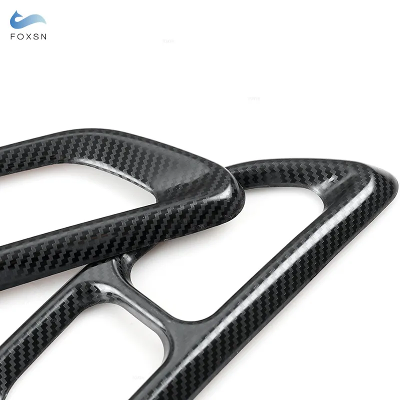 2pcs Car Accessories Tail Muffler Exhaust Pipe Output Trim Cover Parts For Honda Accord 10th 2018 2019 2020 2021 Stainless Steel view 3
