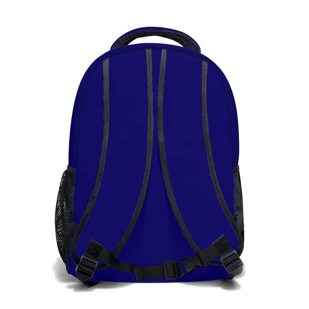 Blue Lock Padrão School Bag, Mochila Impressão elegante, Novo, 17"