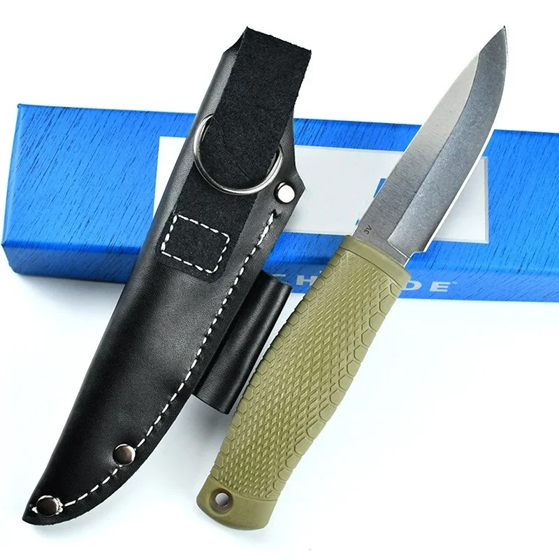 

Нож BM Puukko 200, лезвие D2, портативный многоцелевой уличный прямой нож + ножны K, нож для выживания в джунглях EDC