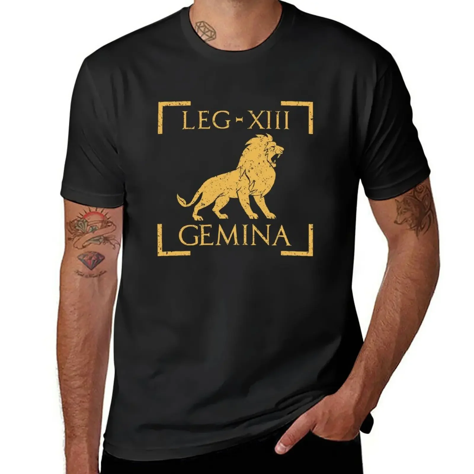 New Legio XIII Gemina Lion Emblem Roman Legion T-Shirt customized t shirts boys animal print shirt mens clothes