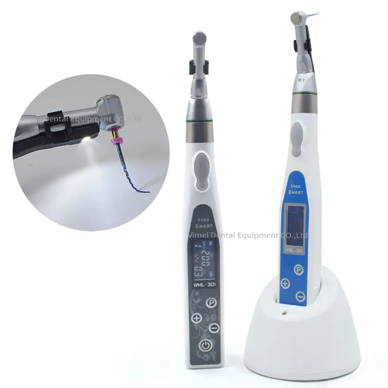 Endodontic Instrument DentalsWireless LED Endo Motor 16:1 Standard Contra Angle Endo Smart Rotary Dentistry Tool