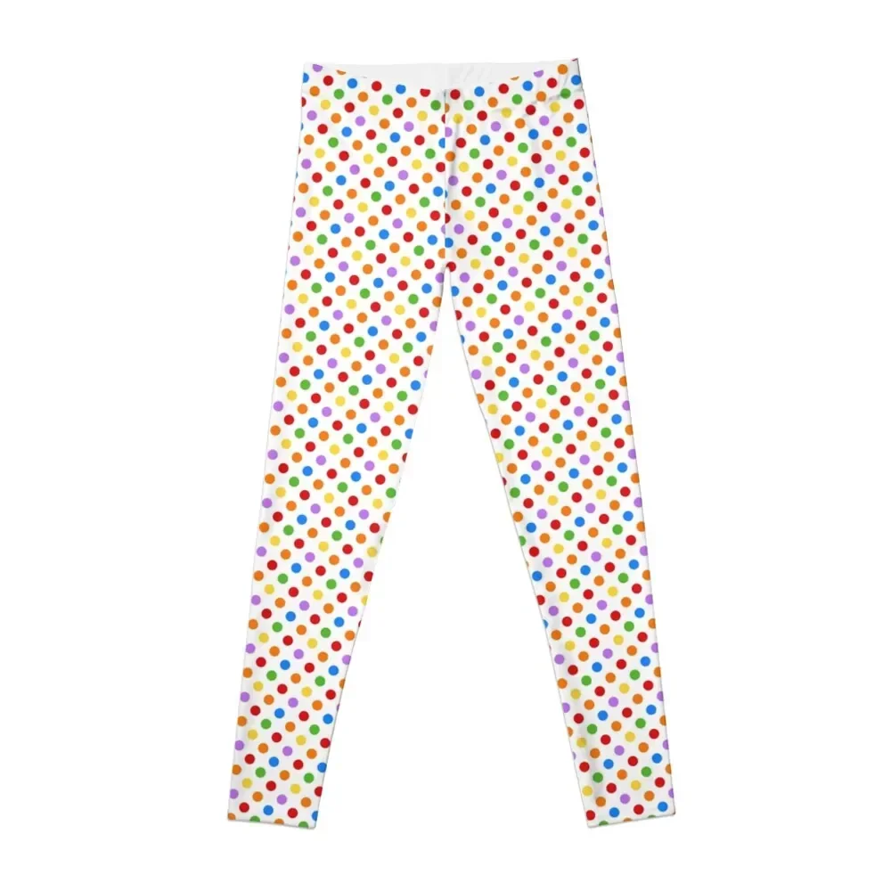 

Polka Dot Rainbow Leggings sports woman gym active wear Womens Leggings