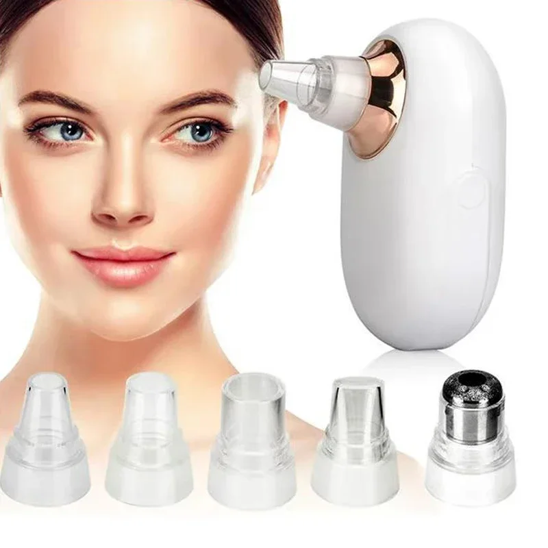 

Electric Small Bubble Blackhead Remover USB Water Cycle Pore Acne Pimple Removal Vacuum Suction Facial Nose Cleaner Tool