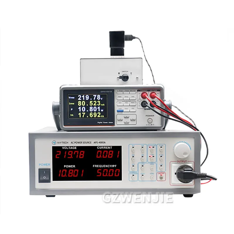 AC Power Source Supply Variable Storage 1200VA Programmable Power Supply 0-300V AC stabilized single-phase 0-10A Output Current