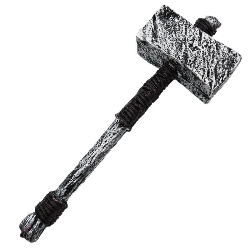 62CM marteau primitif Anime Figure jeu périphérique porte-clés Cosplay accessoires modèle PU figurines d'action cadeau jouets jeu pour garçons enfant