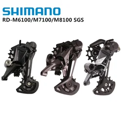 SHIMANO Deragliatori posteriori DEORE XT M8100 M8120 SLX M7100 M7120 Deore M6100 SGS 12S Deragliatori posteriori a gabbia lunga Mountain Bike SGS