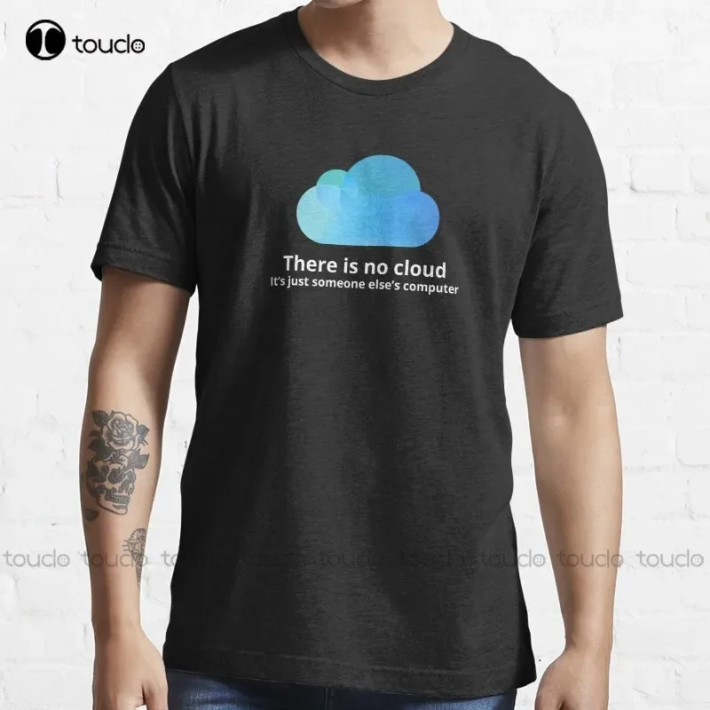 New There Is No Cloud Programming Programmer Geek Geeky Code Coder Coding Term T-Shirt Mens Pink Shirt S-5Xl Cotton Tee Shirt