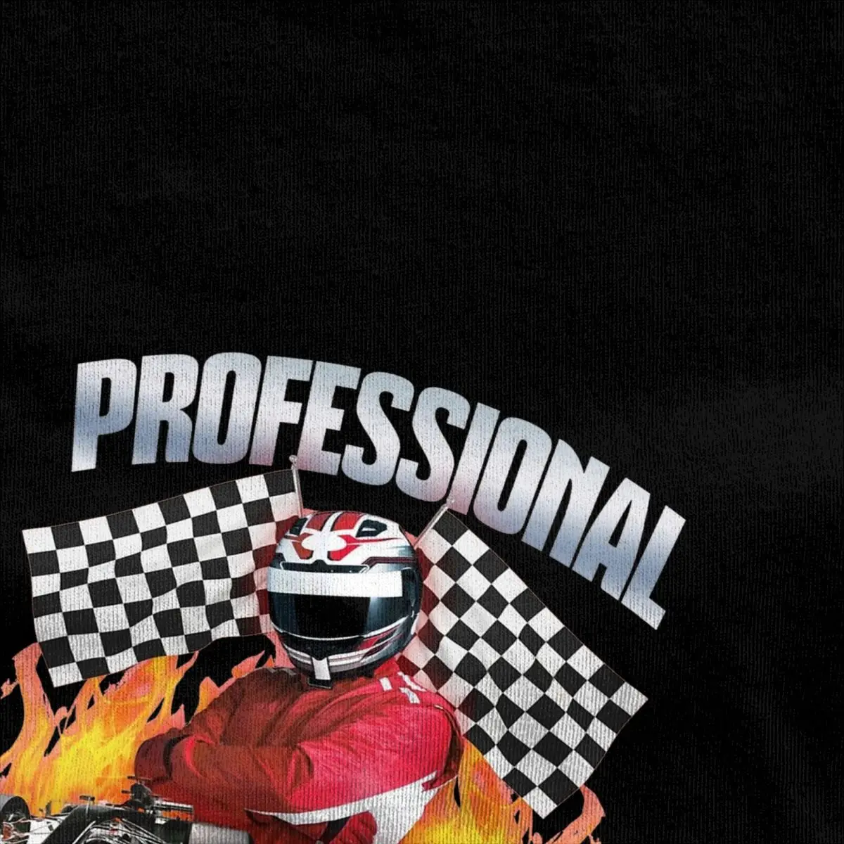 Professional Certified Racist Racing Meme Tshirt Unisex Cotton Tops Funny Round Neck Short Sleeve