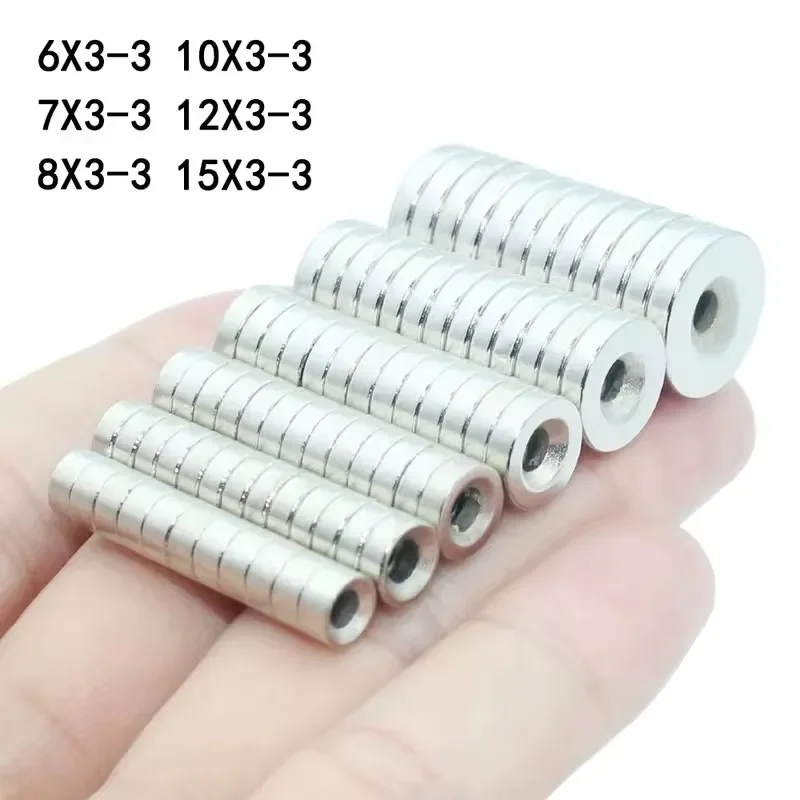 New Strong Magnets Countersunk Round NdFeB Powerful Rare Earth Permanent Neodymium Magnet Fridge Magnets For DIY