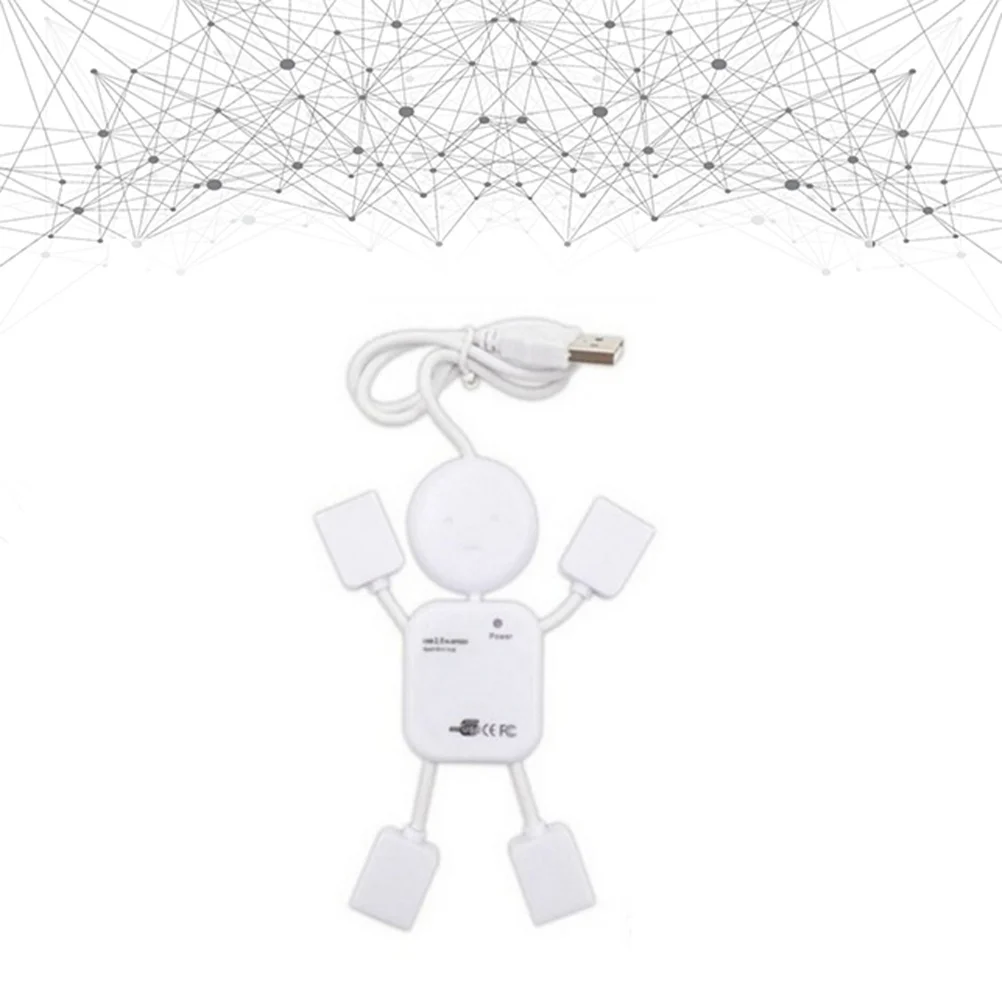 

4 Ports USB 2.0 Splitter for Laptop Pc Notebook Tablet Desktop Portable USB Splitter 2.0 4 Port Data Hub