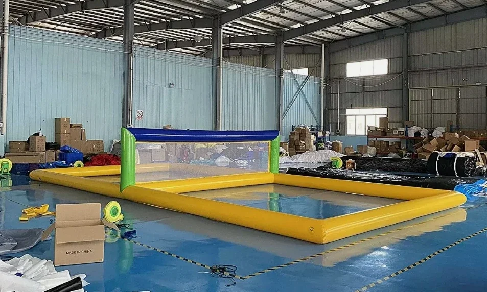 2026 33Ft Inflatable Beach Volleyball Net Court Water Party Swimming Volleyball Ball Poolpromote sales