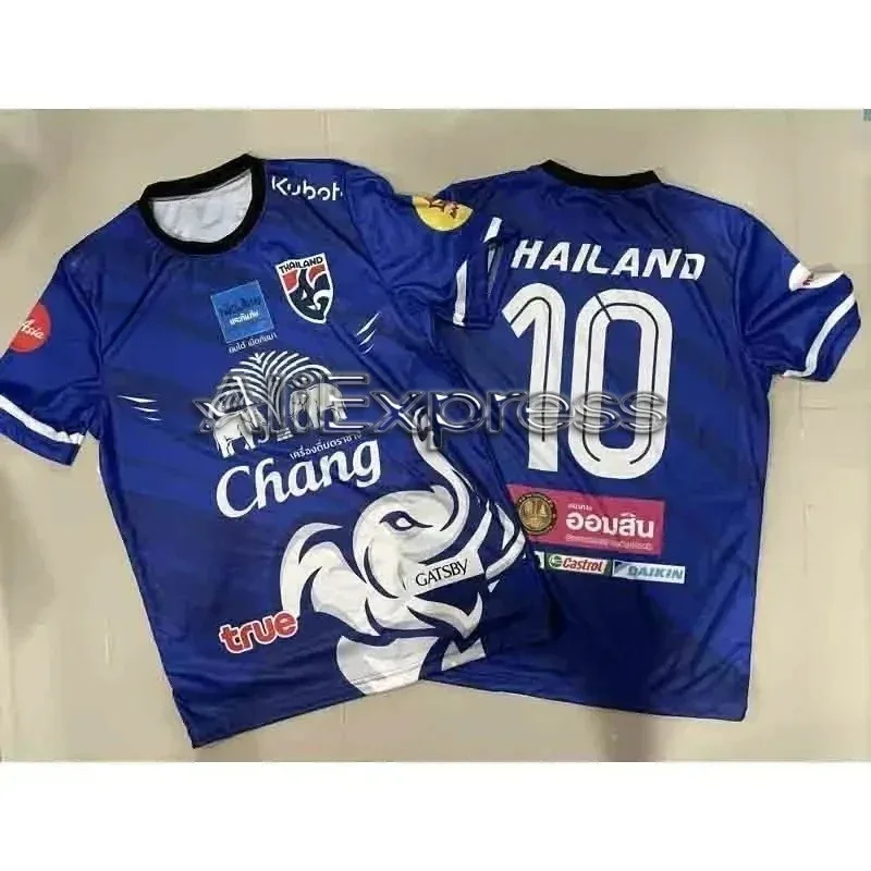 

2025 New Thai War Elephant Children's Adult Training High Quality T-shirt Quick Drying Breathable Football Suit